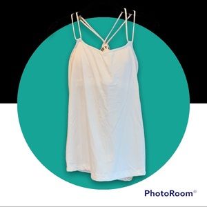 ‘Make a move’ Lululemon tank - warm white NWT athletic leisure